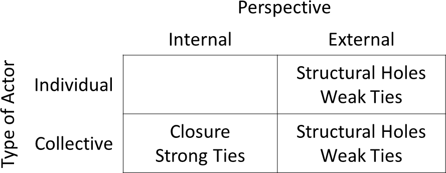 Social Capital Perspectives and Theories